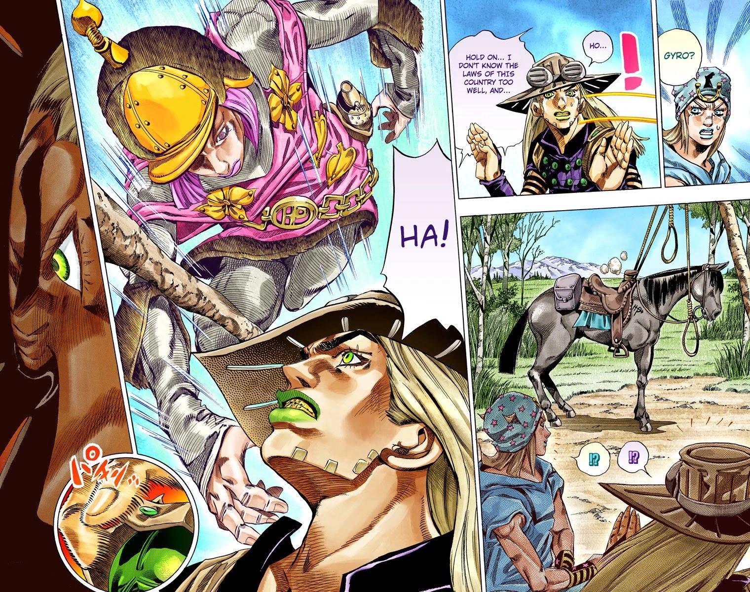 JoJo's Bizarre Adventure Part 7 - Steel Ball Run (Official Colored) chapter 33 page 7