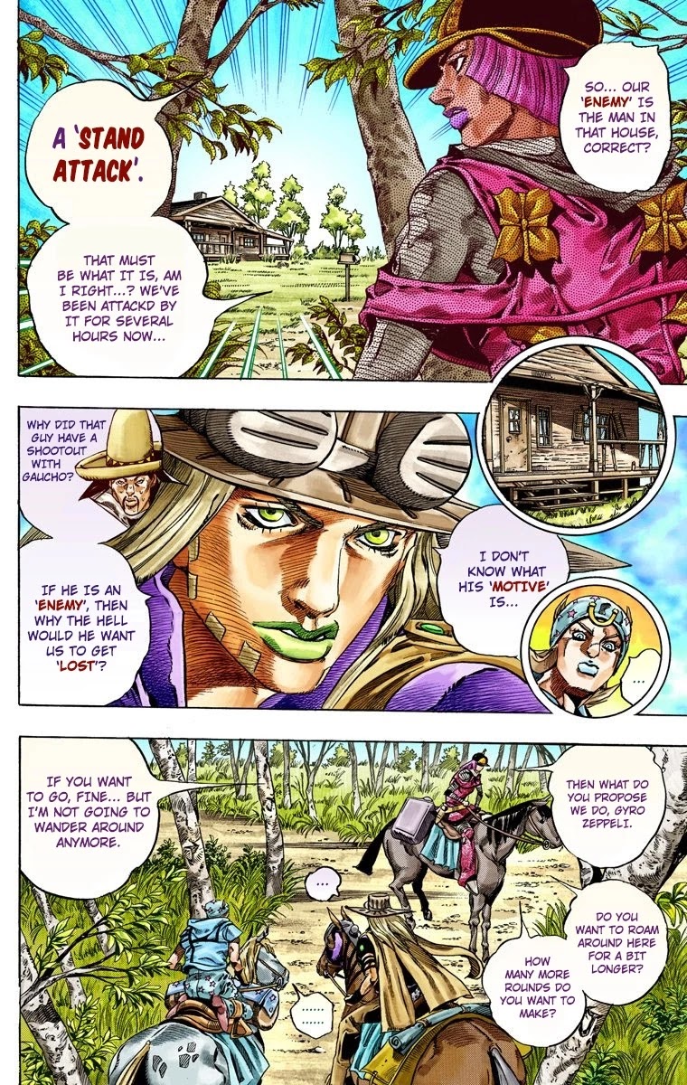 JoJo's Bizarre Adventure Part 7 - Steel Ball Run (Official Colored) chapter 34 page 10