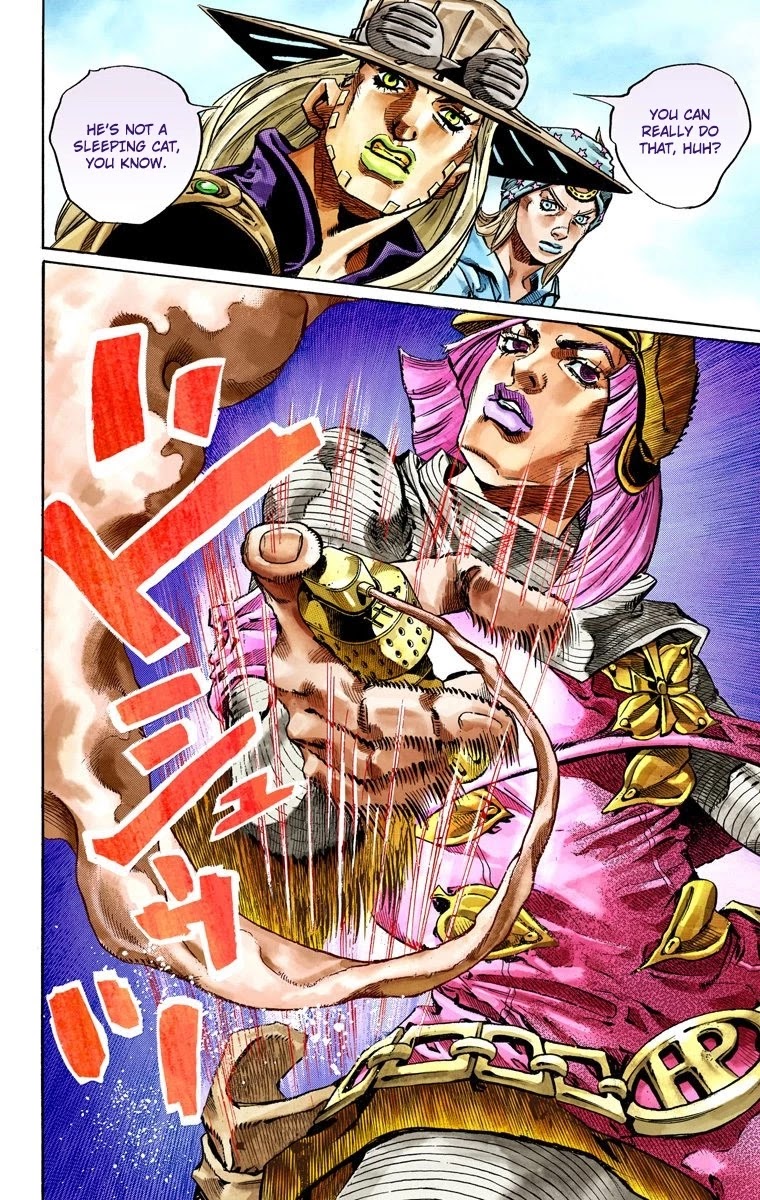 JoJo's Bizarre Adventure Part 7 - Steel Ball Run (Official Colored) chapter 34 page 14