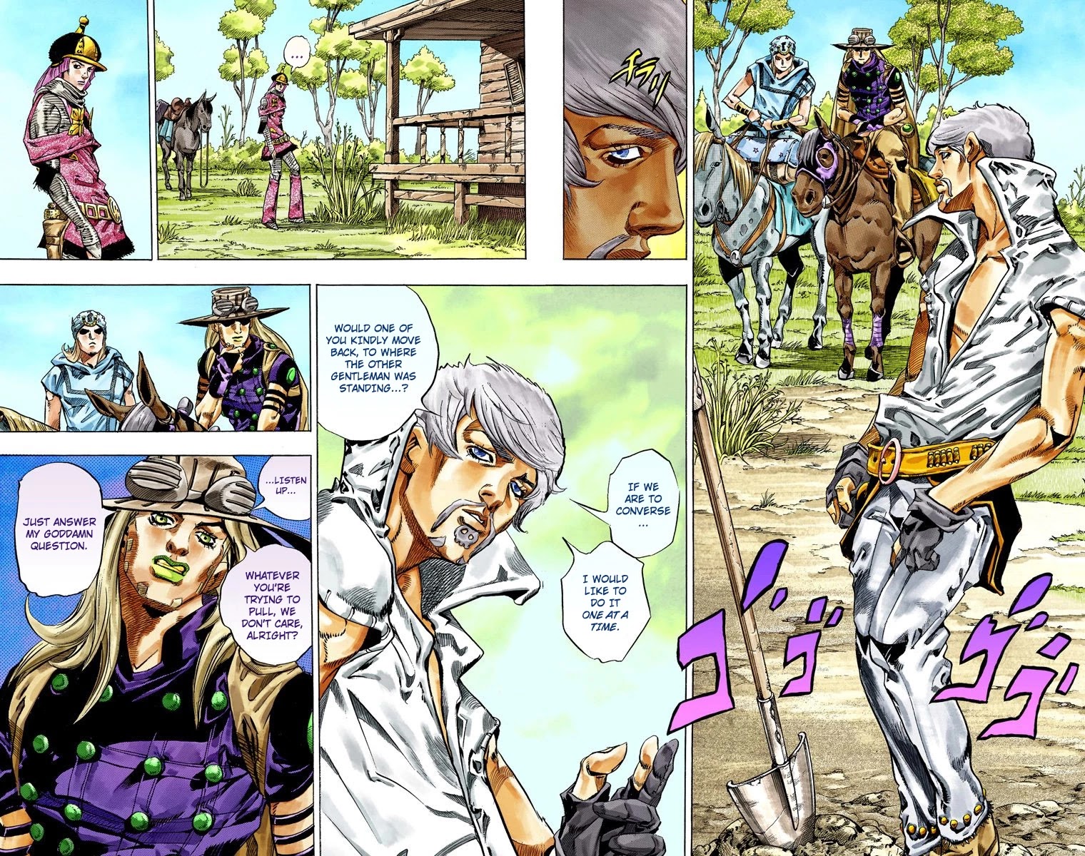 JoJo's Bizarre Adventure Part 7 - Steel Ball Run (Official Colored) chapter 34 page 21