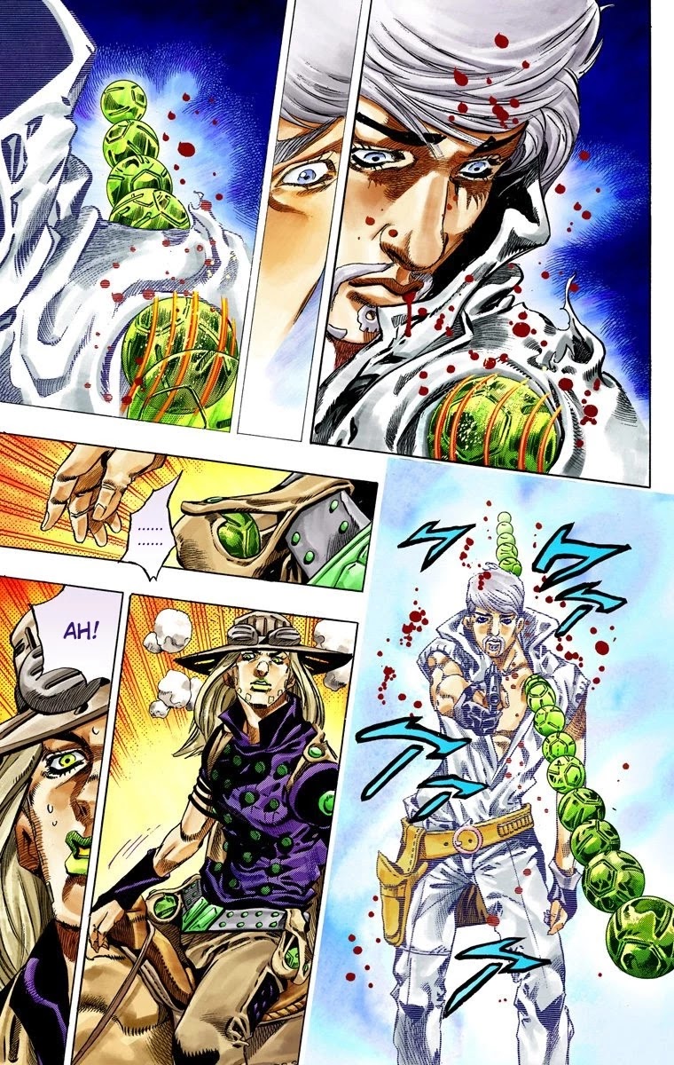 JoJo's Bizarre Adventure Part 7 - Steel Ball Run (Official Colored) chapter 34 page 27