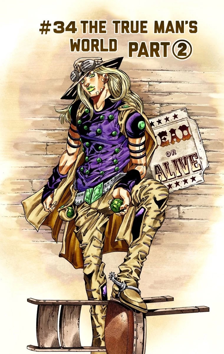 JoJo's Bizarre Adventure Part 7 - Steel Ball Run (Official Colored) chapter 34 page 3