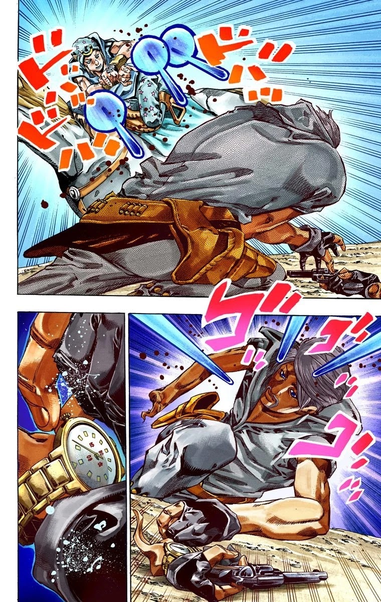 JoJo's Bizarre Adventure Part 7 - Steel Ball Run (Official Colored) chapter 34 page 37