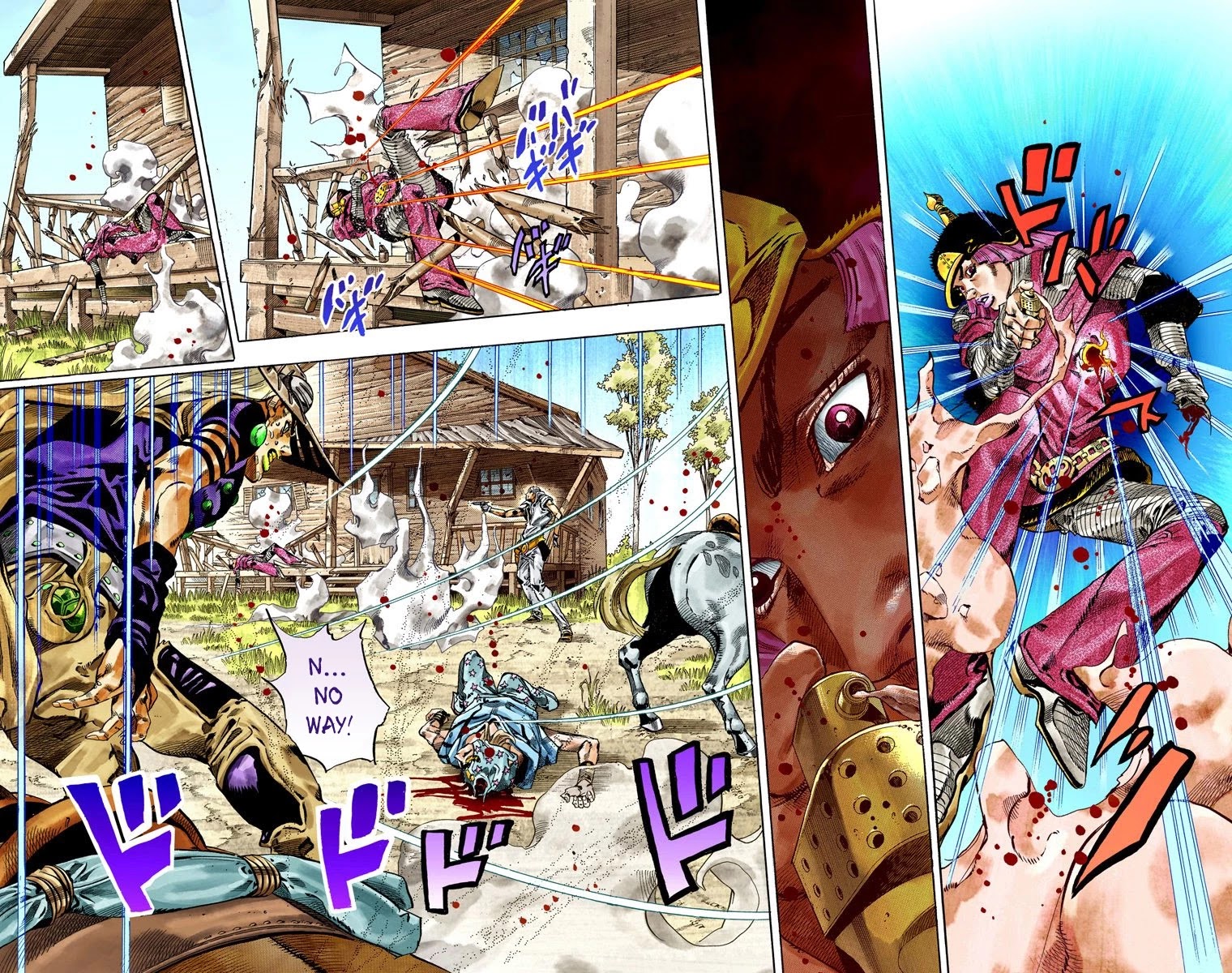 JoJo's Bizarre Adventure Part 7 - Steel Ball Run (Official Colored) chapter 34 page 46