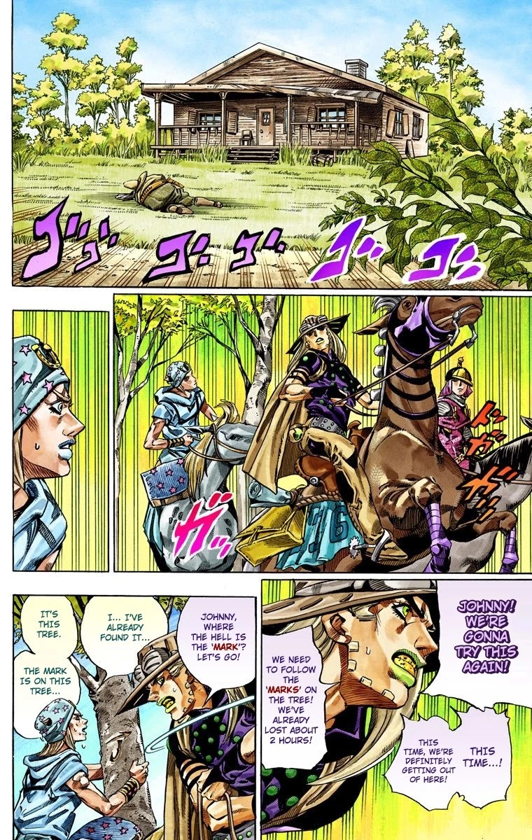 JoJo's Bizarre Adventure Part 7 - Steel Ball Run (Official Colored) chapter 34 page 7