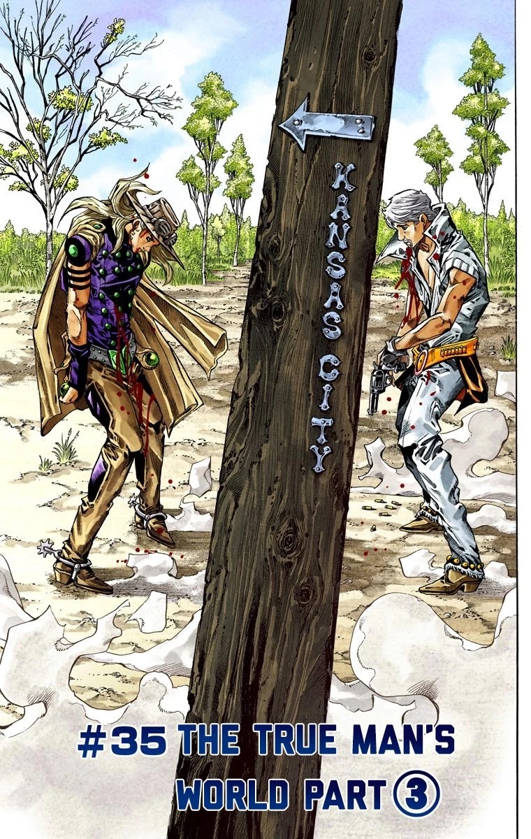 JoJo's Bizarre Adventure Part 7 - Steel Ball Run (Official Colored) chapter 35 page 2