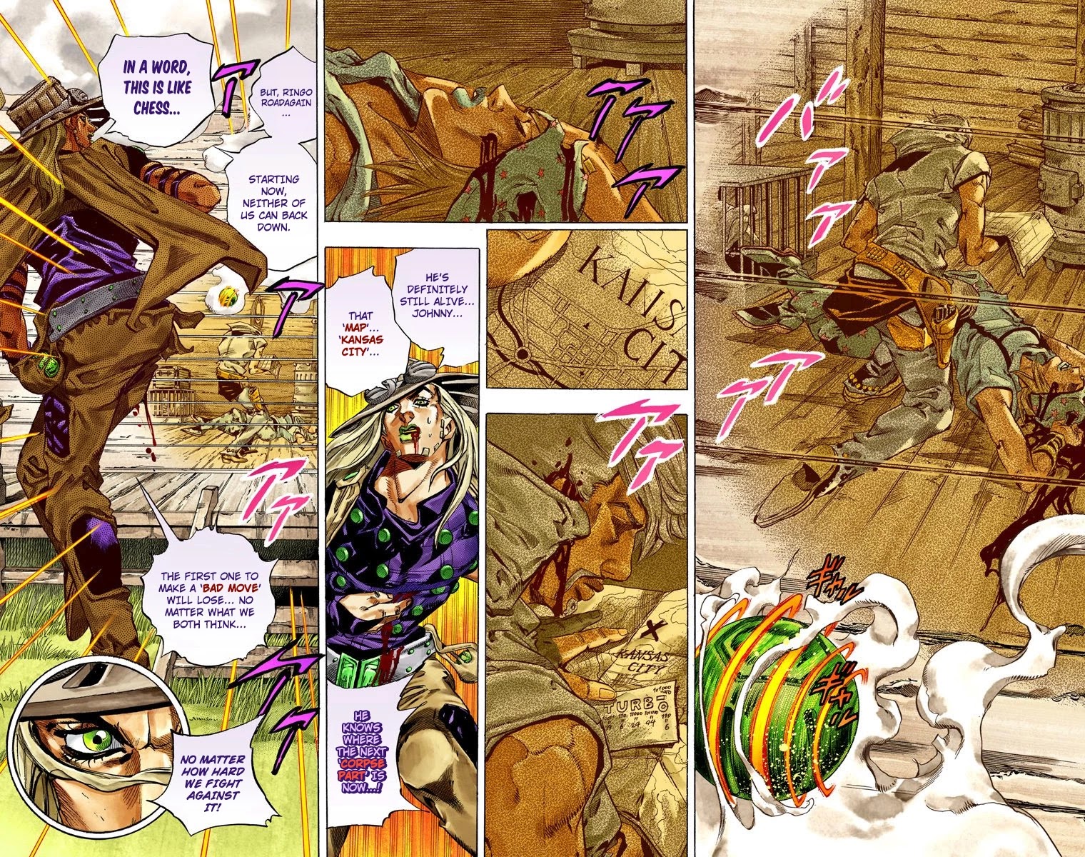 JoJo's Bizarre Adventure Part 7 - Steel Ball Run (Official Colored) chapter 35 page 20