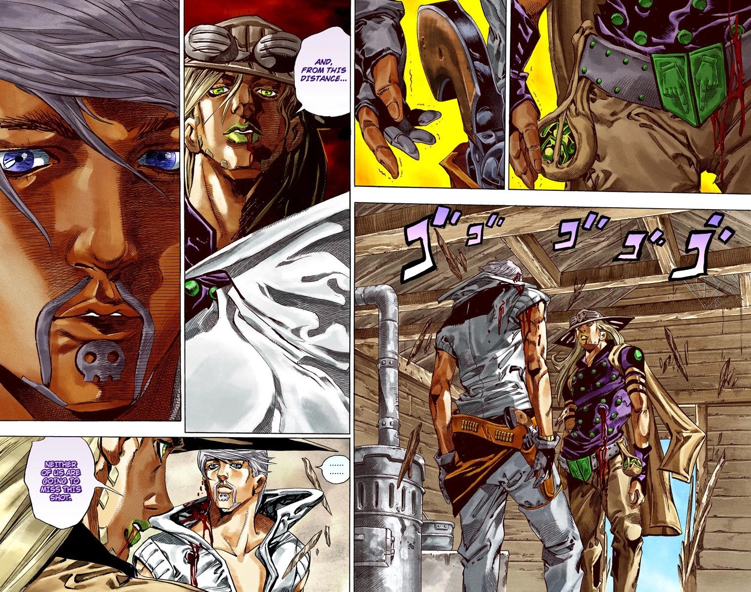 JoJo's Bizarre Adventure Part 7 - Steel Ball Run (Official Colored) chapter 35 page 27