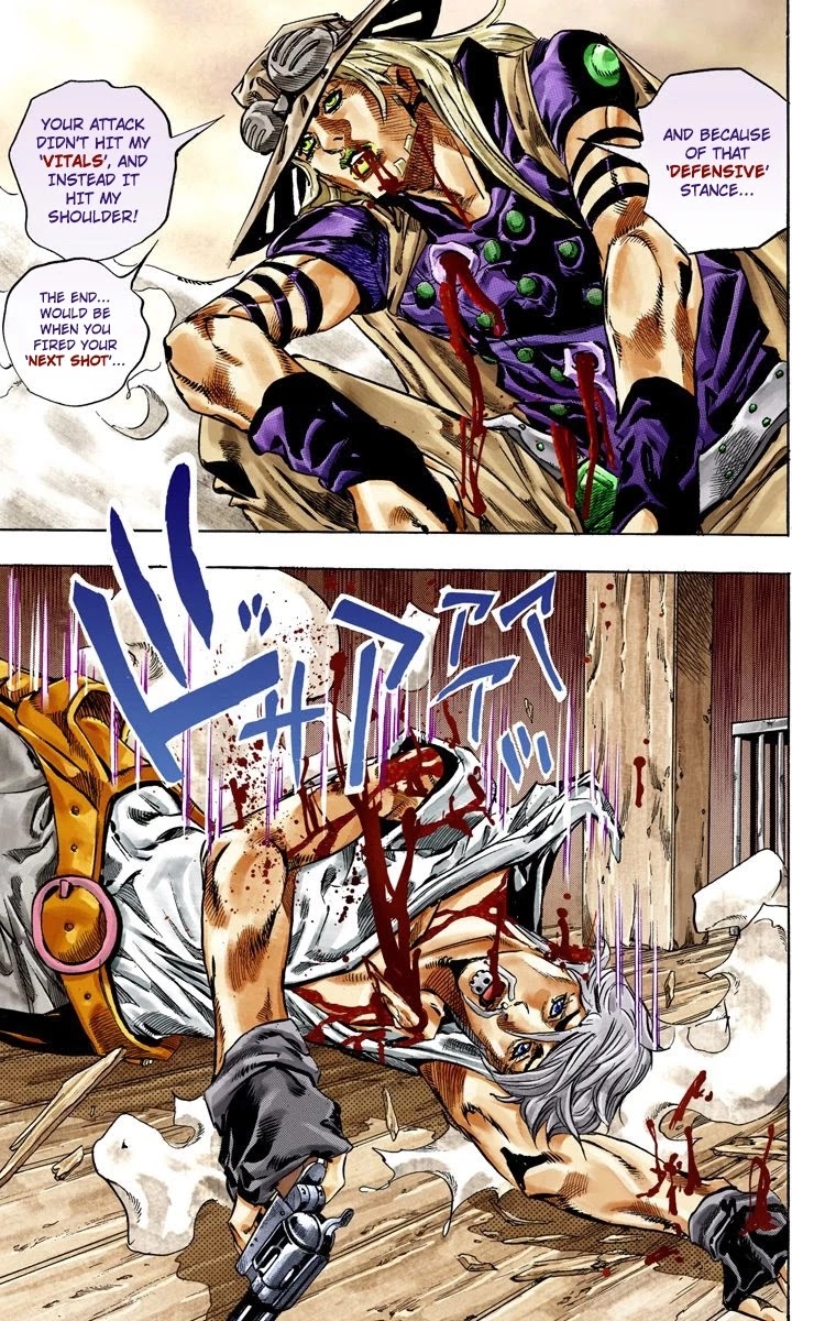 JoJo's Bizarre Adventure Part 7 - Steel Ball Run (Official Colored) chapter 35 page 40
