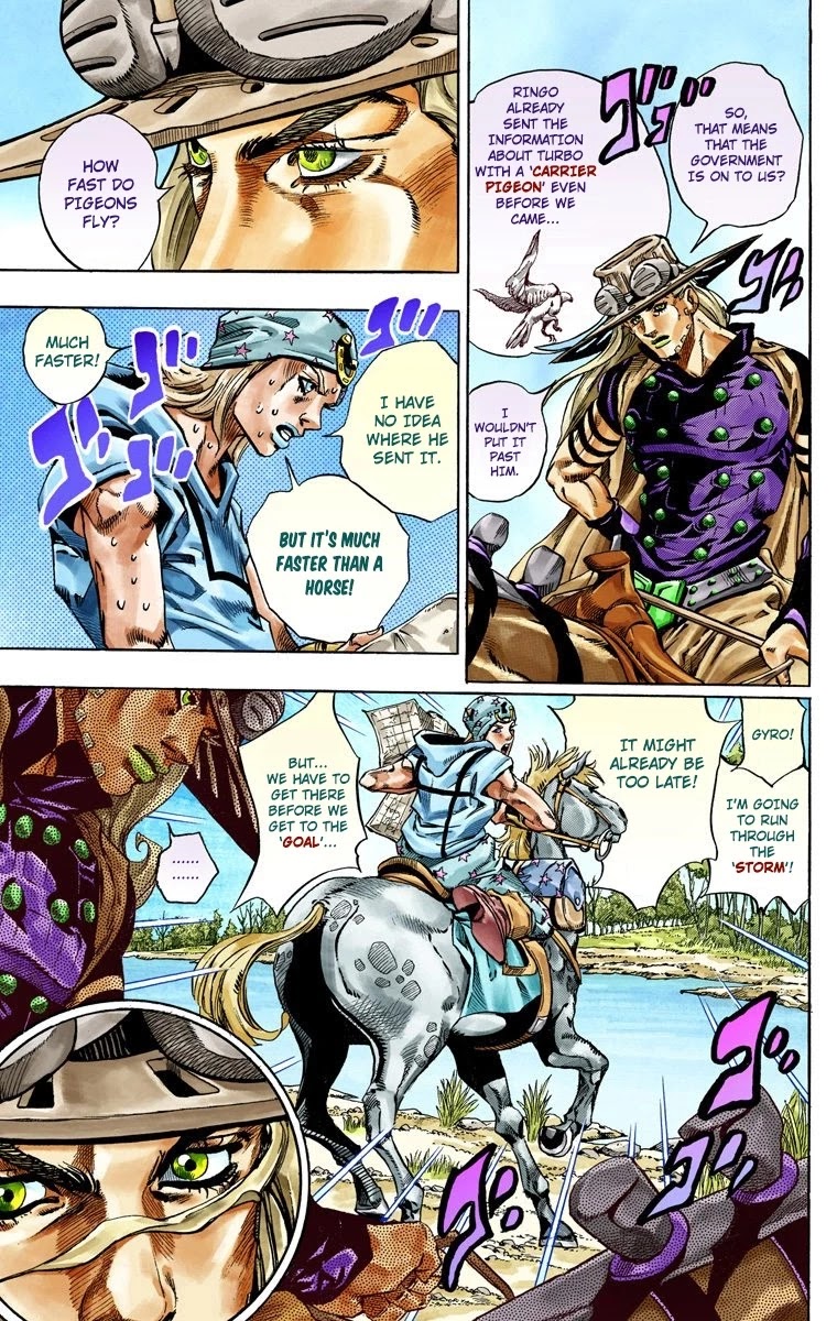 JoJo's Bizarre Adventure Part 7 - Steel Ball Run (Official Colored) chapter 36 page 18