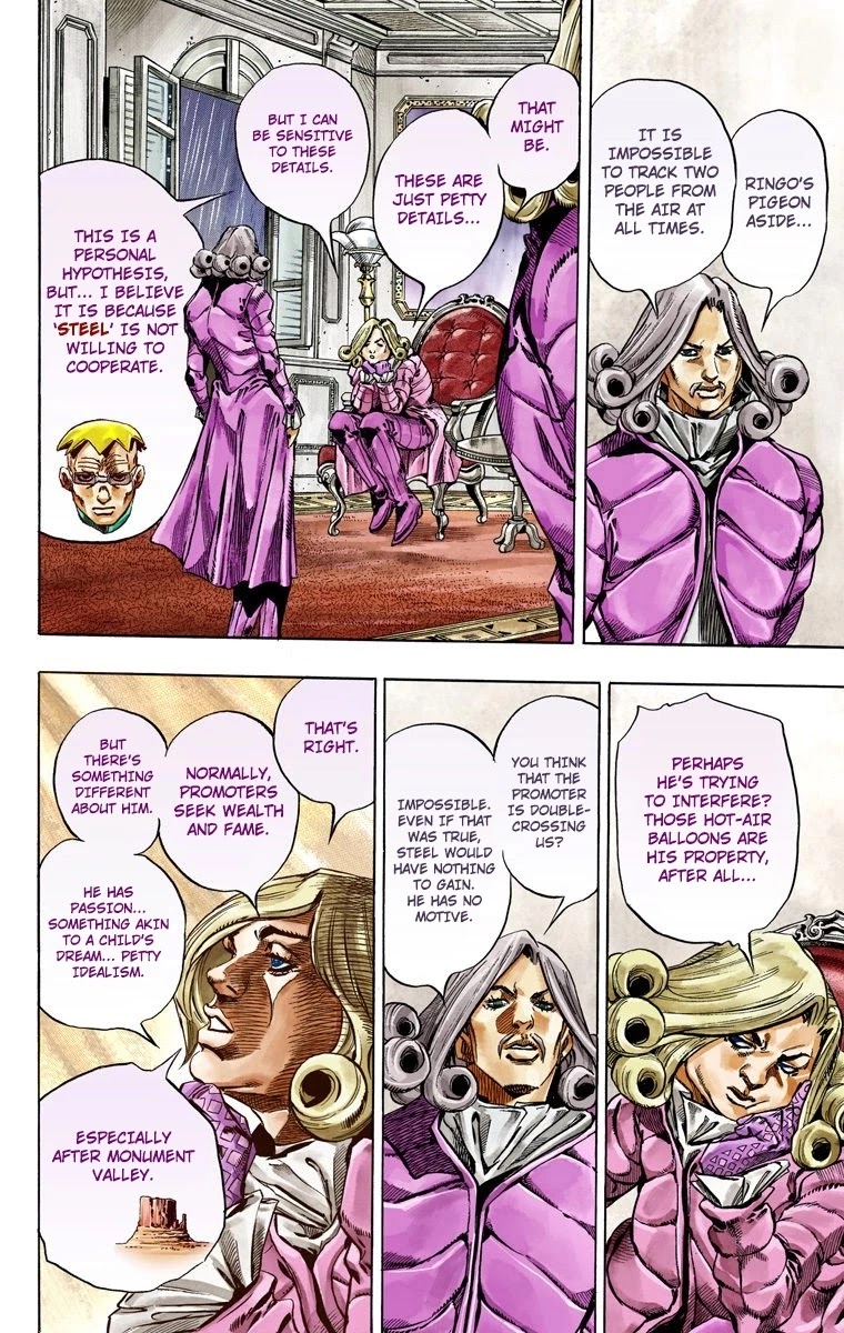 JoJo's Bizarre Adventure Part 7 - Steel Ball Run (Official Colored) chapter 36 page 21