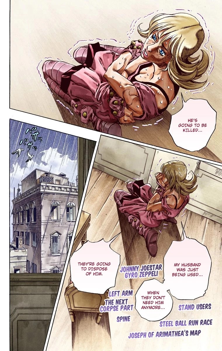 JoJo's Bizarre Adventure Part 7 - Steel Ball Run (Official Colored) chapter 36 page 29