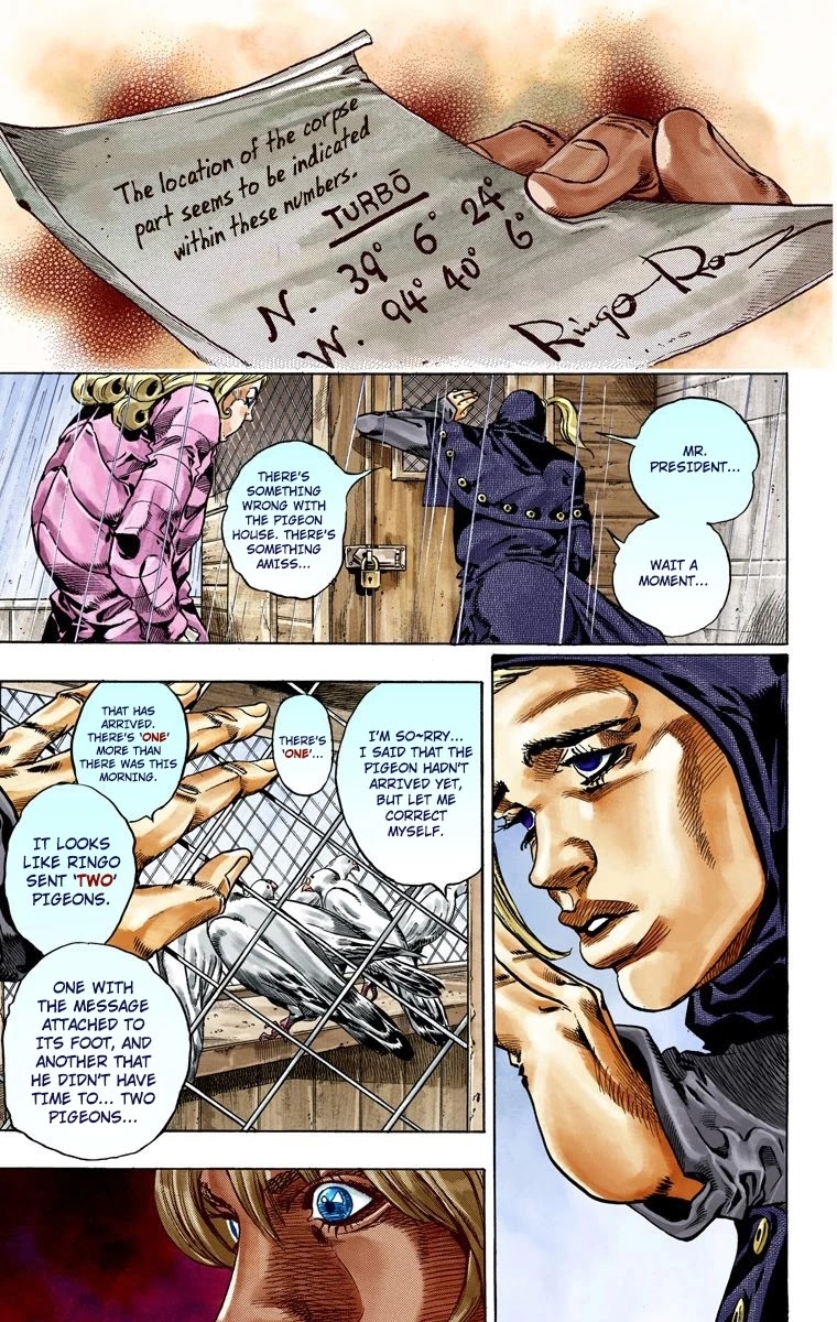 JoJo's Bizarre Adventure Part 7 - Steel Ball Run (Official Colored) chapter 36 page 40
