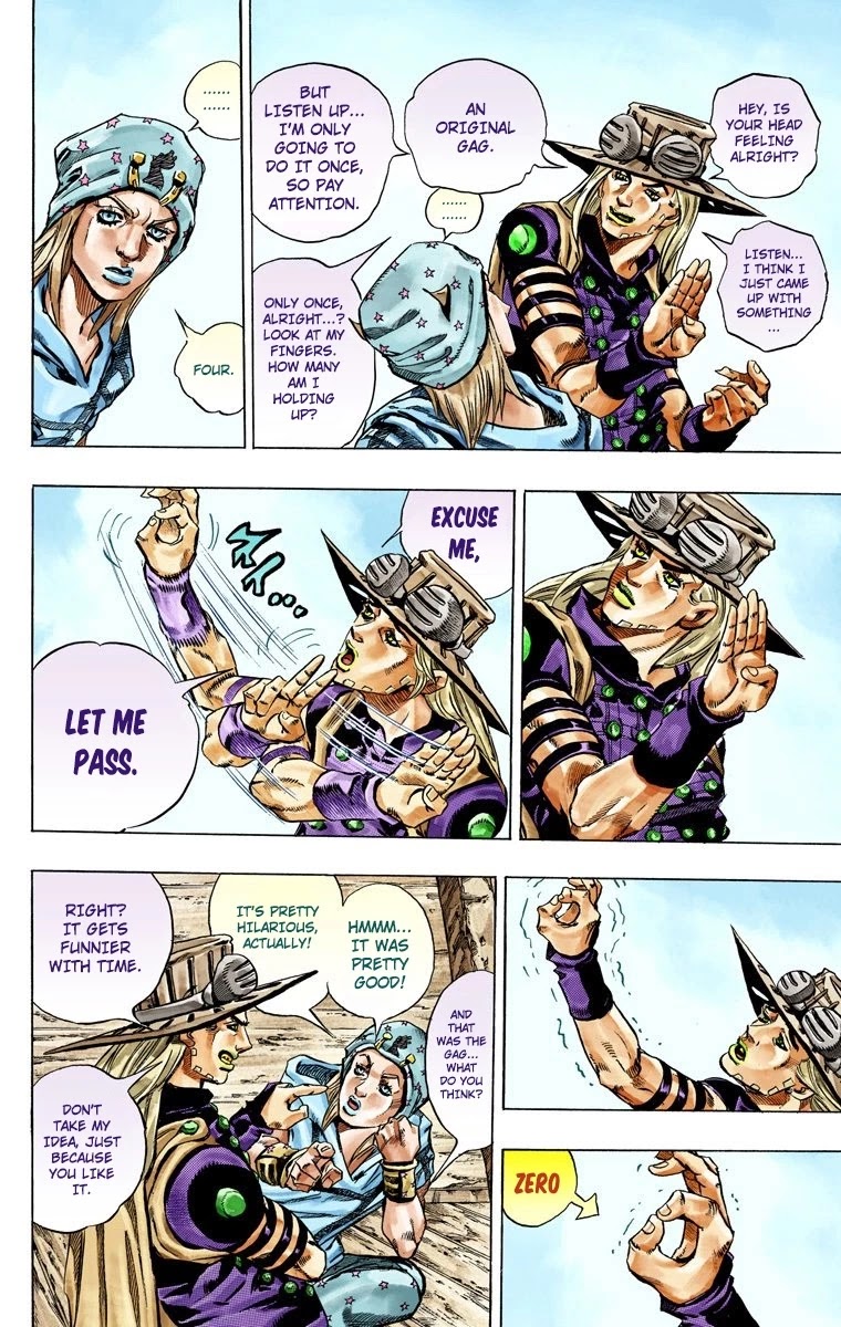 JoJo's Bizarre Adventure Part 7 - Steel Ball Run (Official Colored) chapter 36 page 6