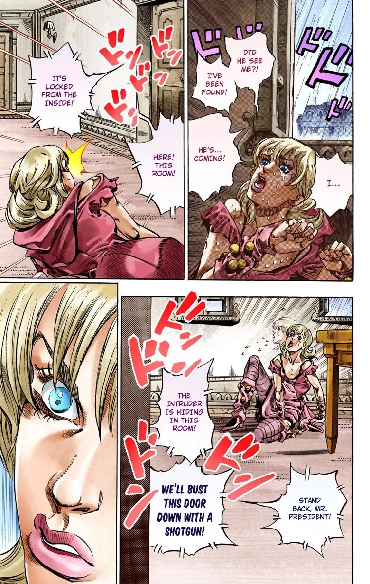 JoJo's Bizarre Adventure Part 7 - Steel Ball Run (Official Colored) chapter 37 page 10