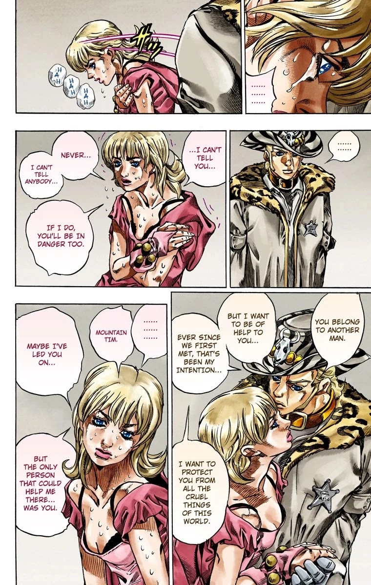JoJo's Bizarre Adventure Part 7 - Steel Ball Run (Official Colored) chapter 37 page 21
