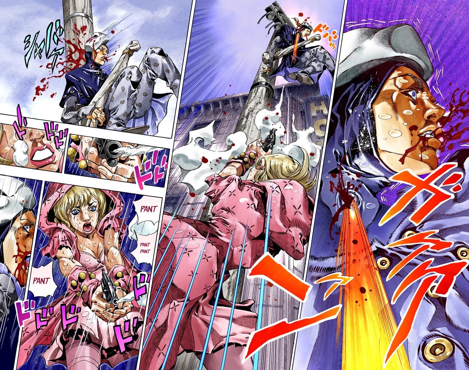 JoJo's Bizarre Adventure Part 7 - Steel Ball Run (Official Colored) chapter 38 page 13