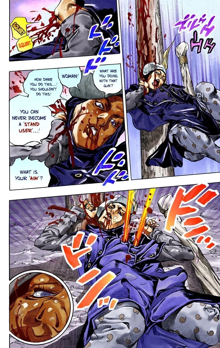 JoJo's Bizarre Adventure Part 7 - Steel Ball Run (Official Colored) chapter 38 page 14