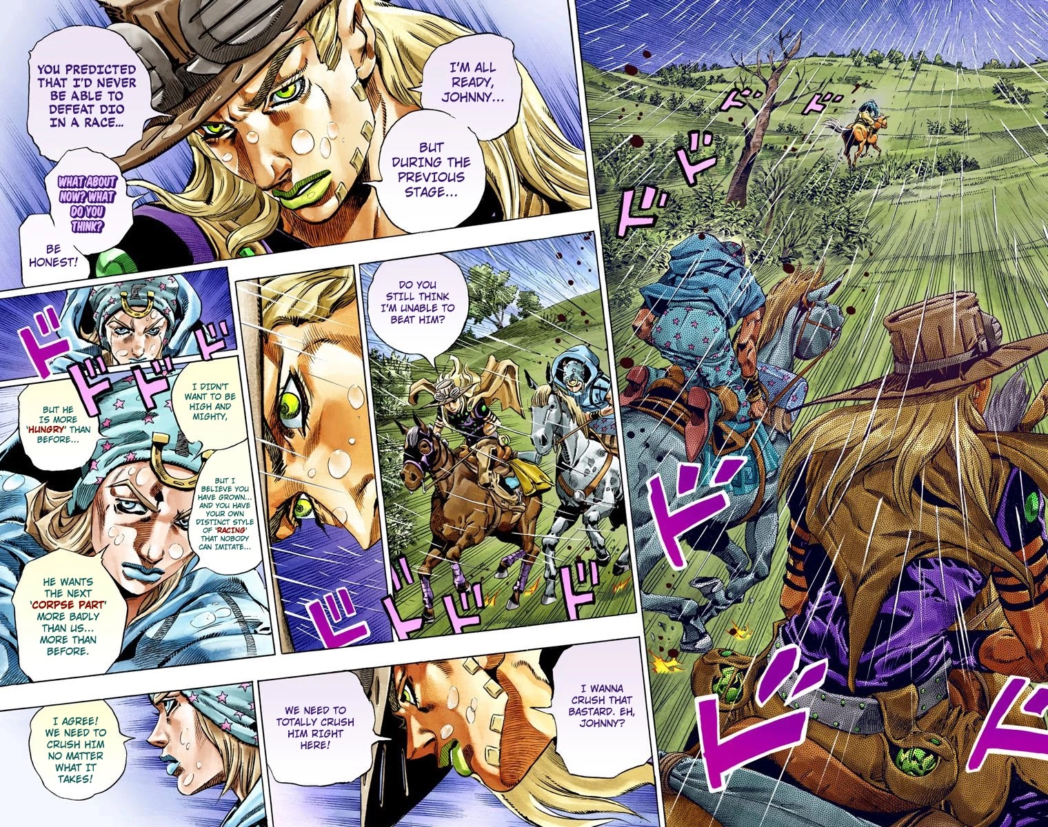 JoJo's Bizarre Adventure Part 7 - Steel Ball Run (Official Colored) chapter 38 page 21