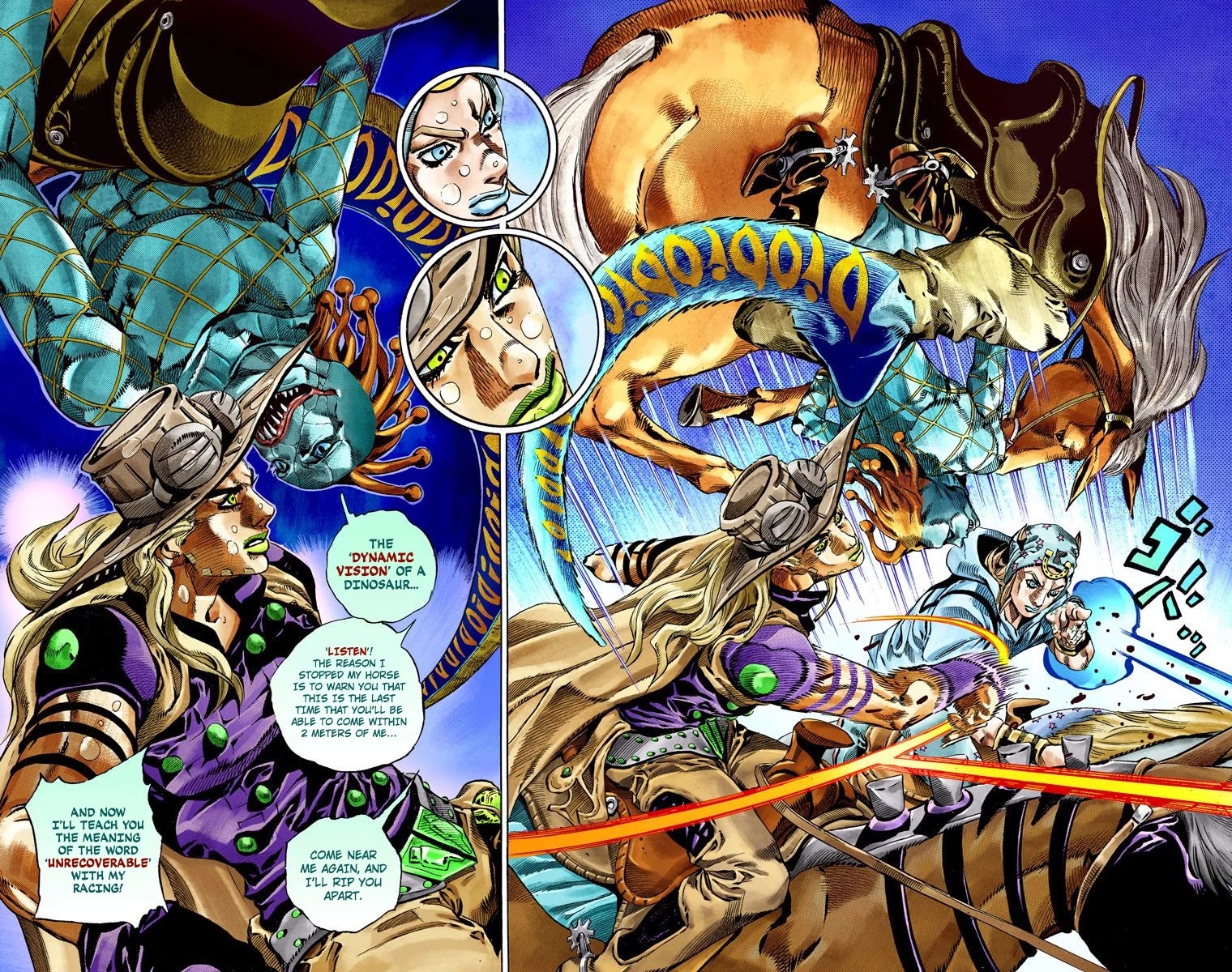 JoJo's Bizarre Adventure Part 7 - Steel Ball Run (Official Colored) chapter 38 page 25