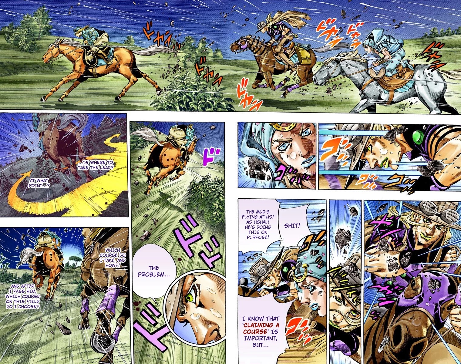 JoJo's Bizarre Adventure Part 7 - Steel Ball Run (Official Colored) chapter 38 page 27