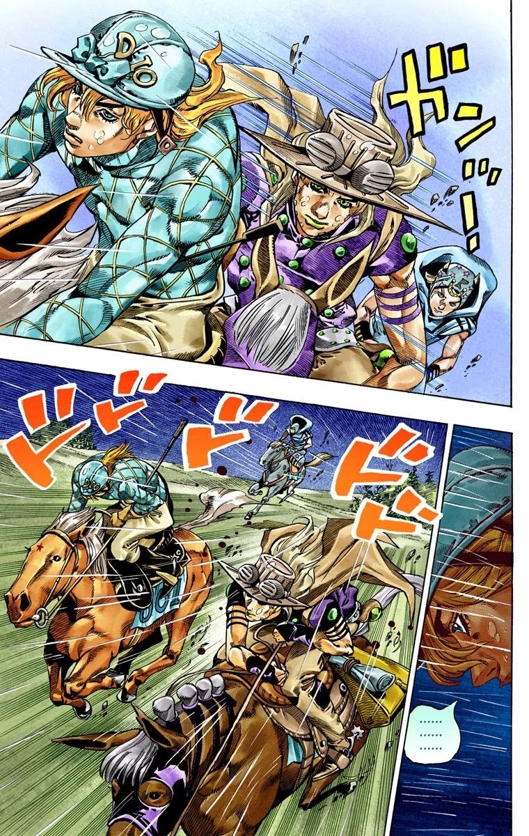 JoJo's Bizarre Adventure Part 7 - Steel Ball Run (Official Colored) chapter 38 page 31
