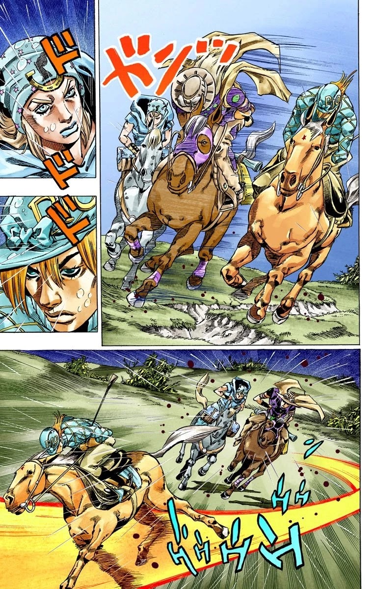 JoJo's Bizarre Adventure Part 7 - Steel Ball Run (Official Colored) chapter 38 page 34