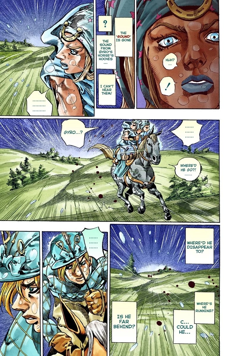 JoJo's Bizarre Adventure Part 7 - Steel Ball Run (Official Colored) chapter 38 page 41