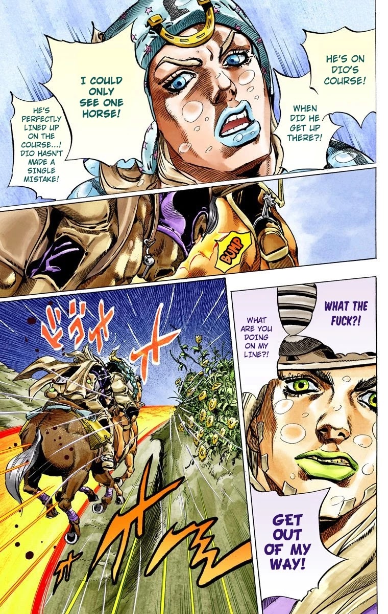 JoJo's Bizarre Adventure Part 7 - Steel Ball Run (Official Colored) chapter 38 page 46