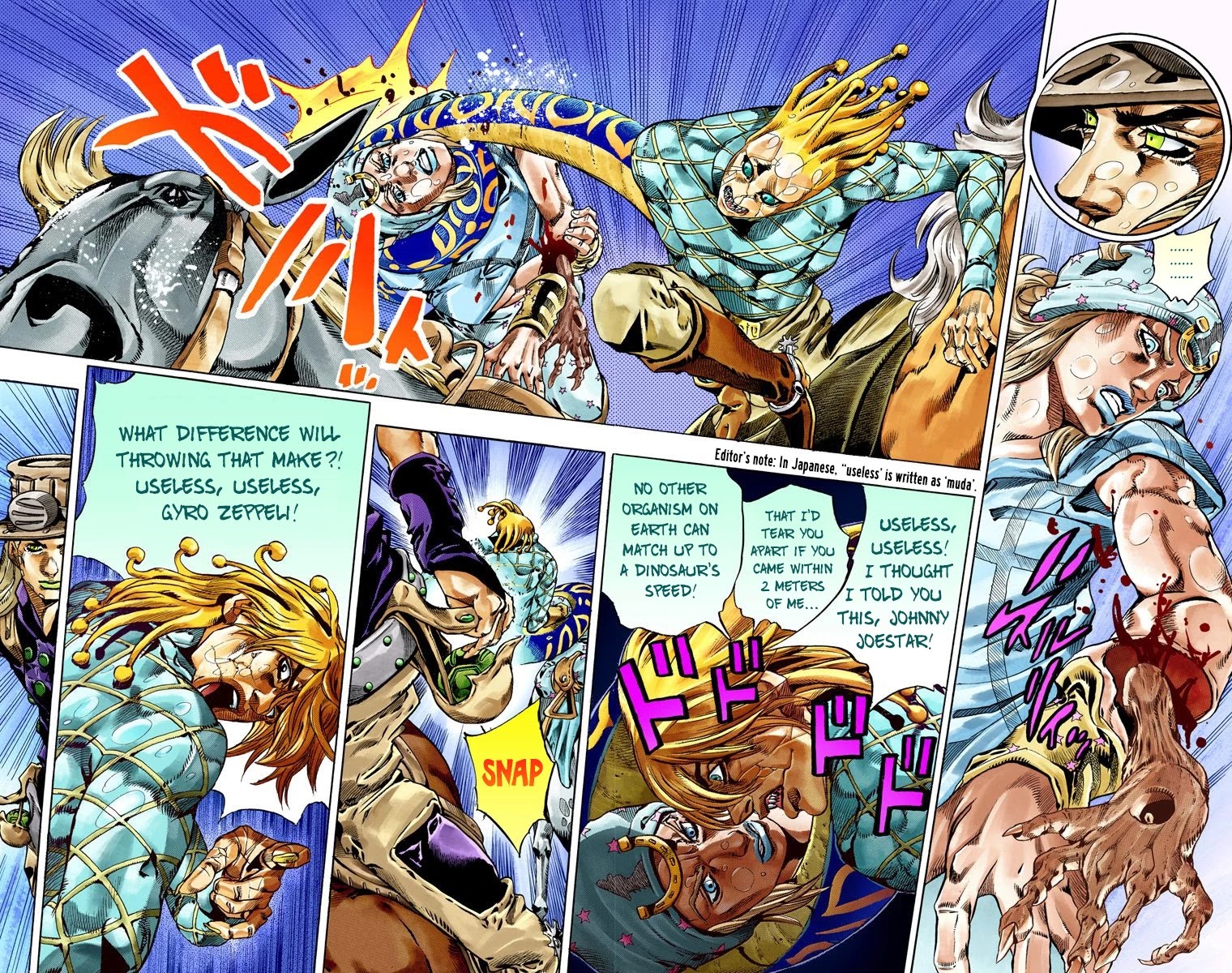 JoJo's Bizarre Adventure Part 7 - Steel Ball Run (Official Colored) chapter 39 page 10