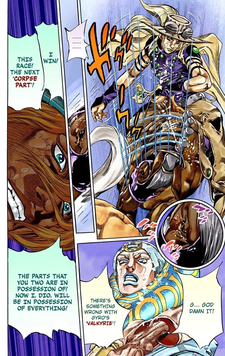 JoJo's Bizarre Adventure Part 7 - Steel Ball Run (Official Colored) chapter 39 page 11