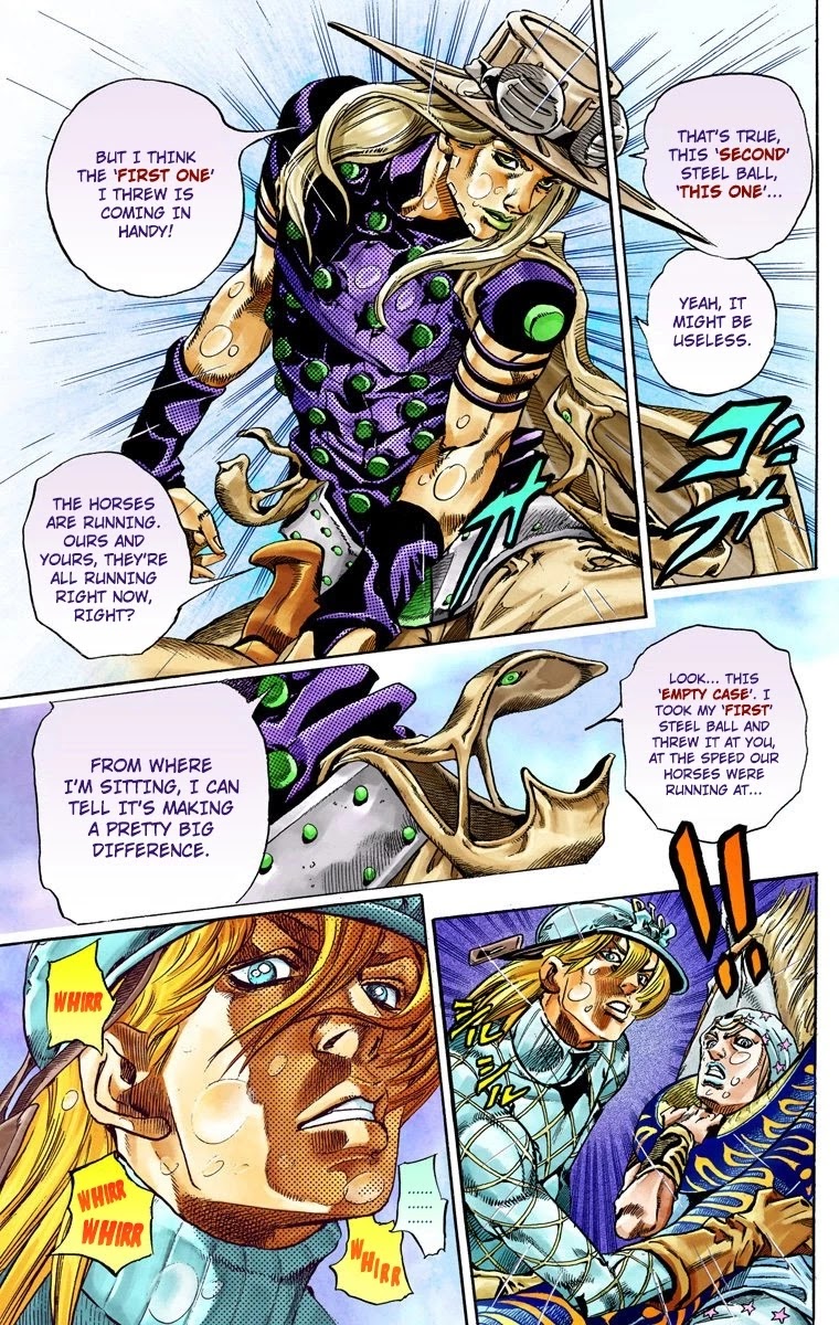 JoJo's Bizarre Adventure Part 7 - Steel Ball Run (Official Colored) chapter 39 page 12