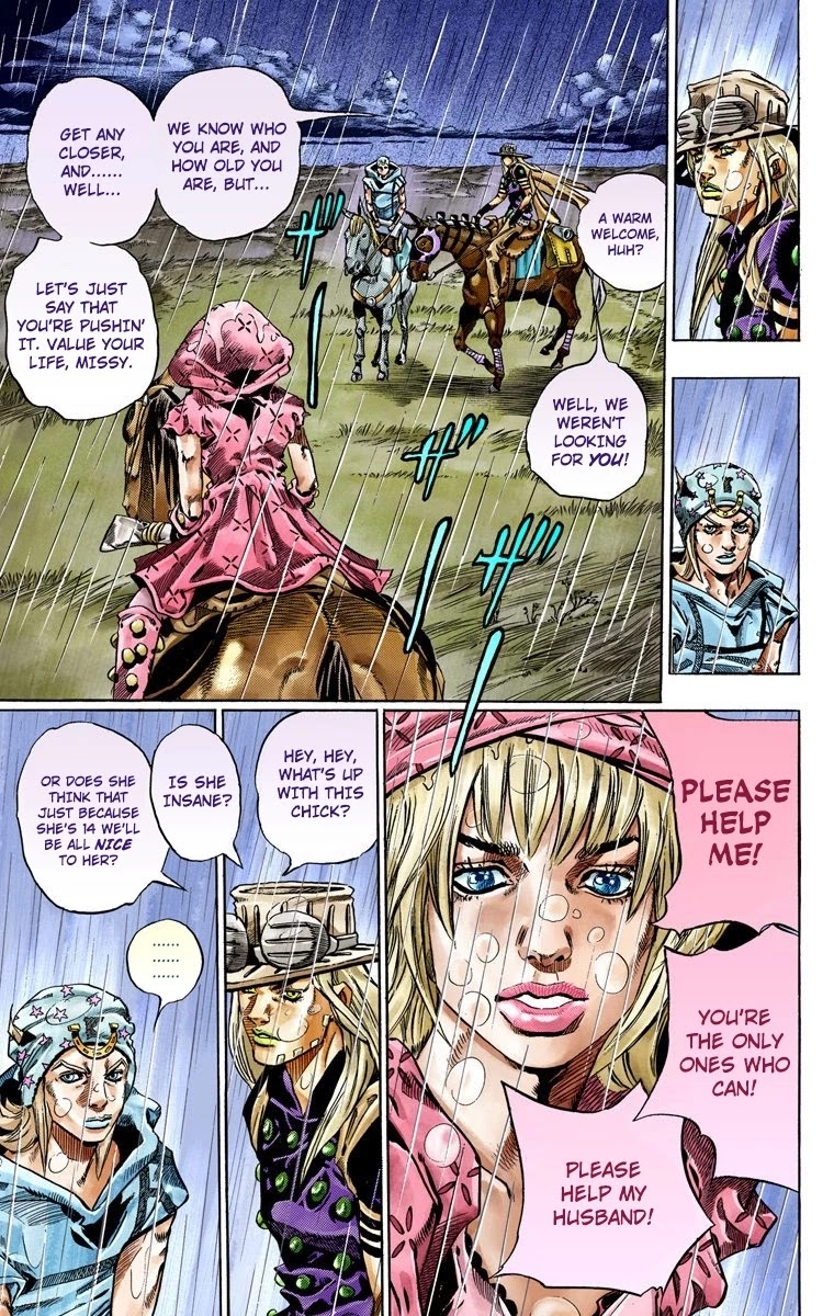 JoJo's Bizarre Adventure Part 7 - Steel Ball Run (Official Colored) chapter 39 page 23