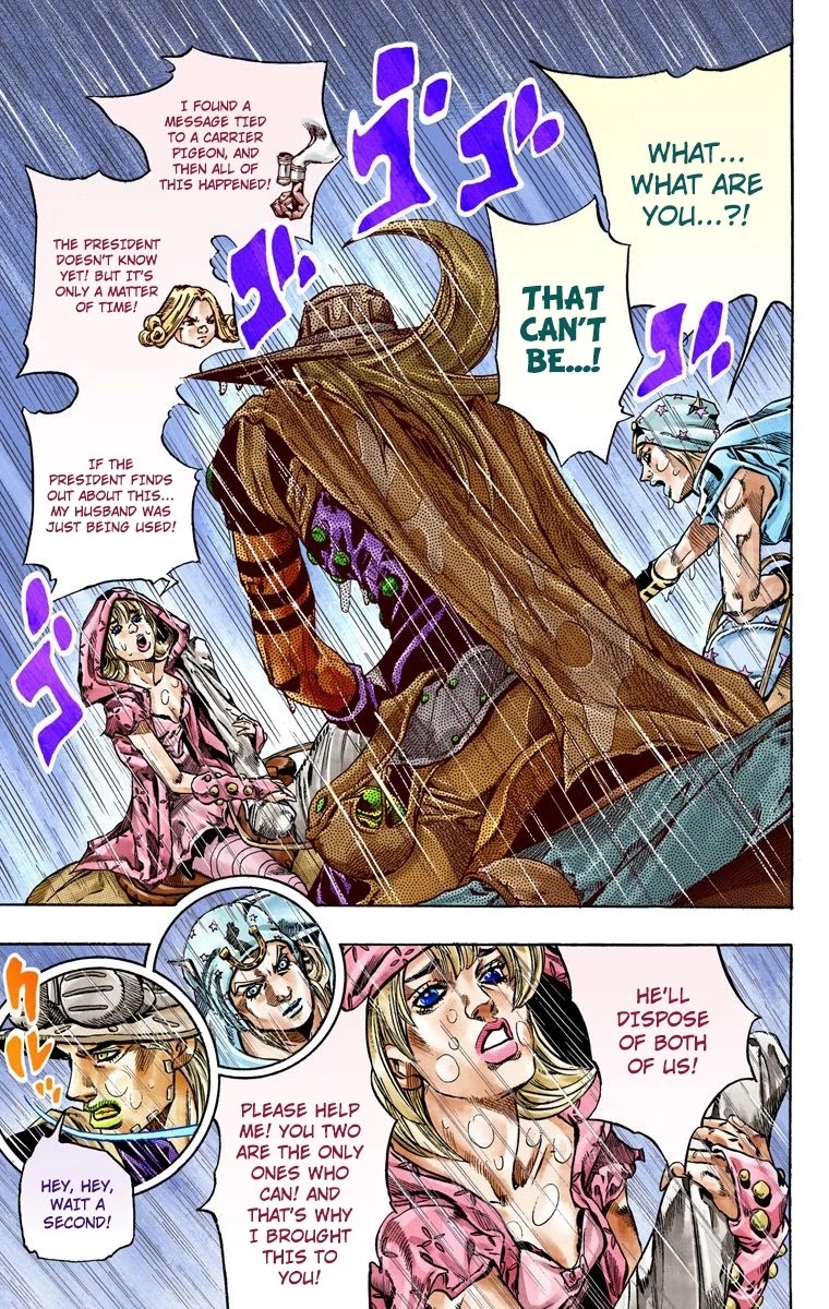 JoJo's Bizarre Adventure Part 7 - Steel Ball Run (Official Colored) chapter 39 page 25