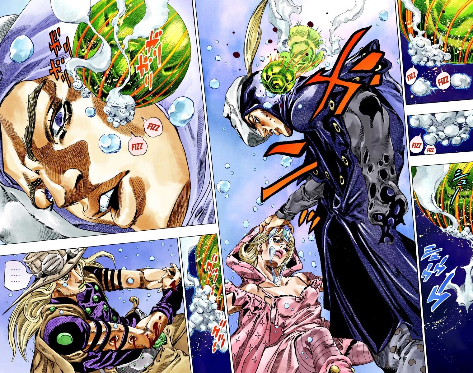 JoJo's Bizarre Adventure Part 7 - Steel Ball Run (Official Colored) chapter 39 page 42