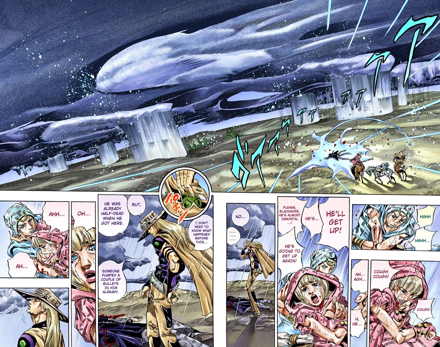 JoJo's Bizarre Adventure Part 7 - Steel Ball Run (Official Colored) chapter 39 page 46