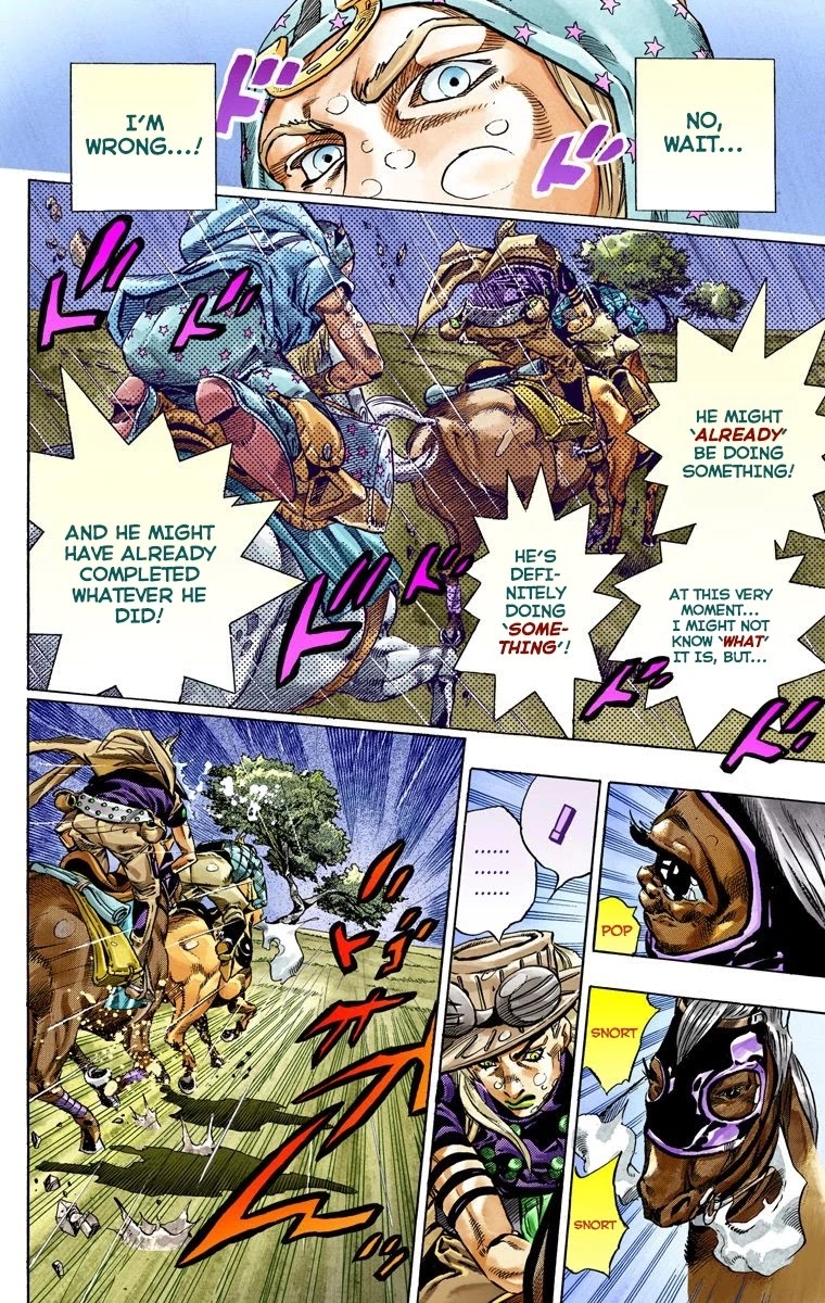 JoJo's Bizarre Adventure Part 7 - Steel Ball Run (Official Colored) chapter 39 page 7