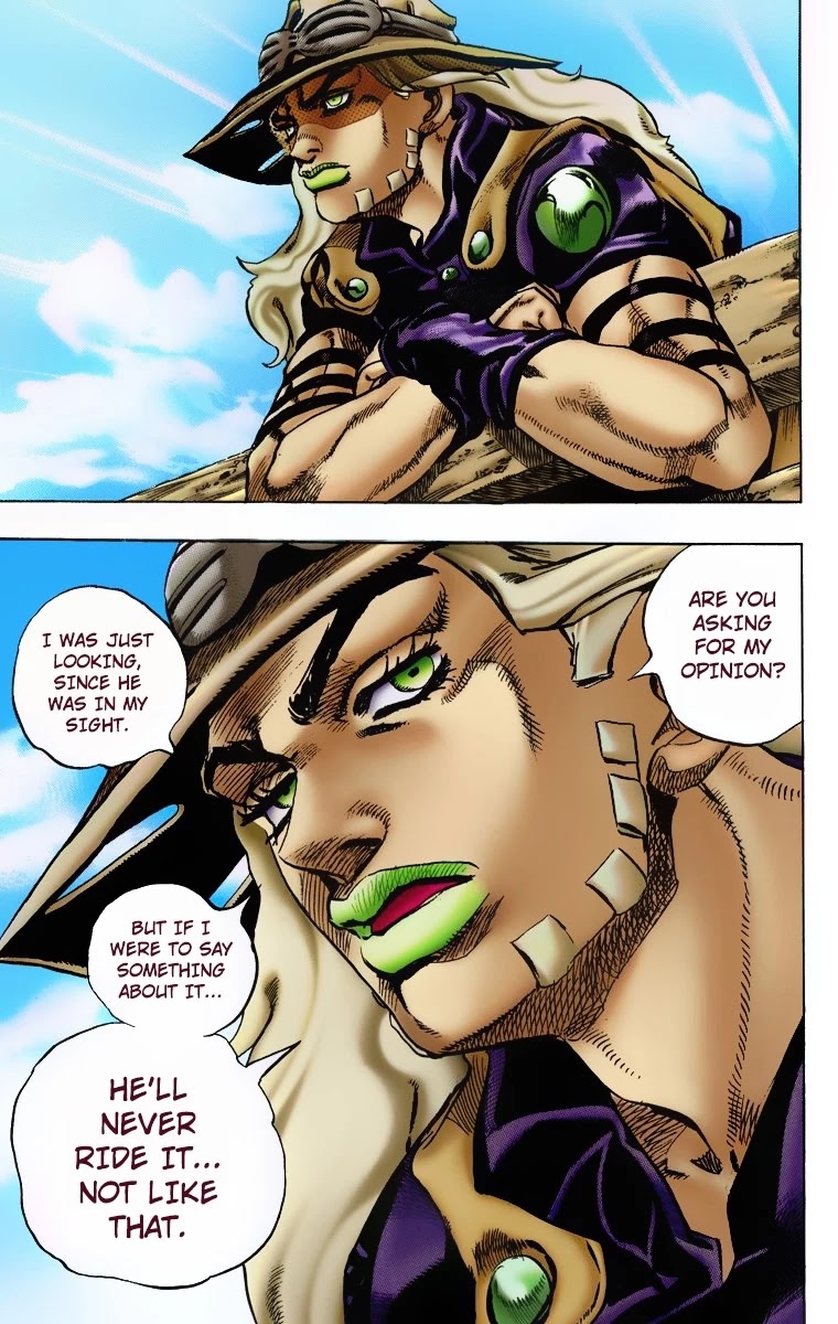 JoJo's Bizarre Adventure Part 7 - Steel Ball Run (Official Colored) chapter 4 page 11