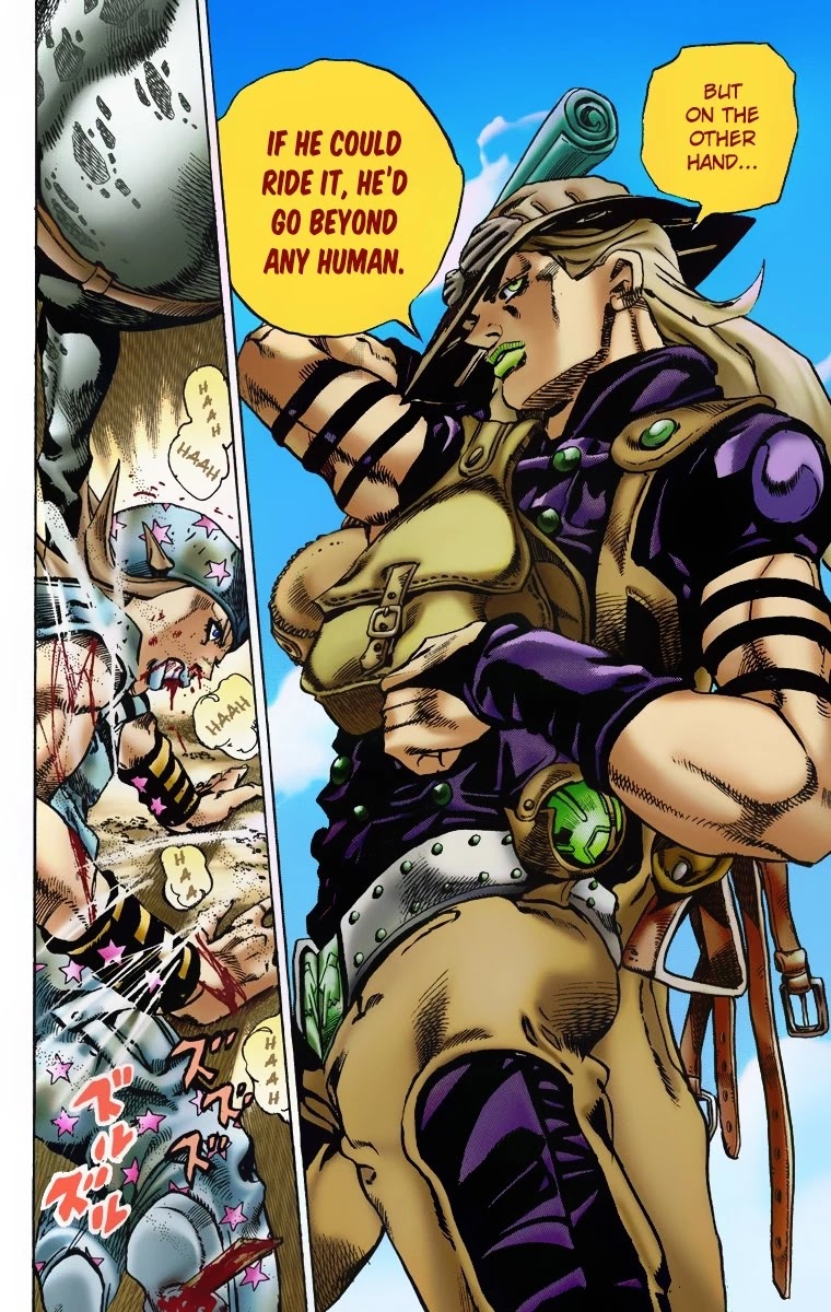 JoJo's Bizarre Adventure Part 7 - Steel Ball Run (Official Colored) chapter 4 page 12