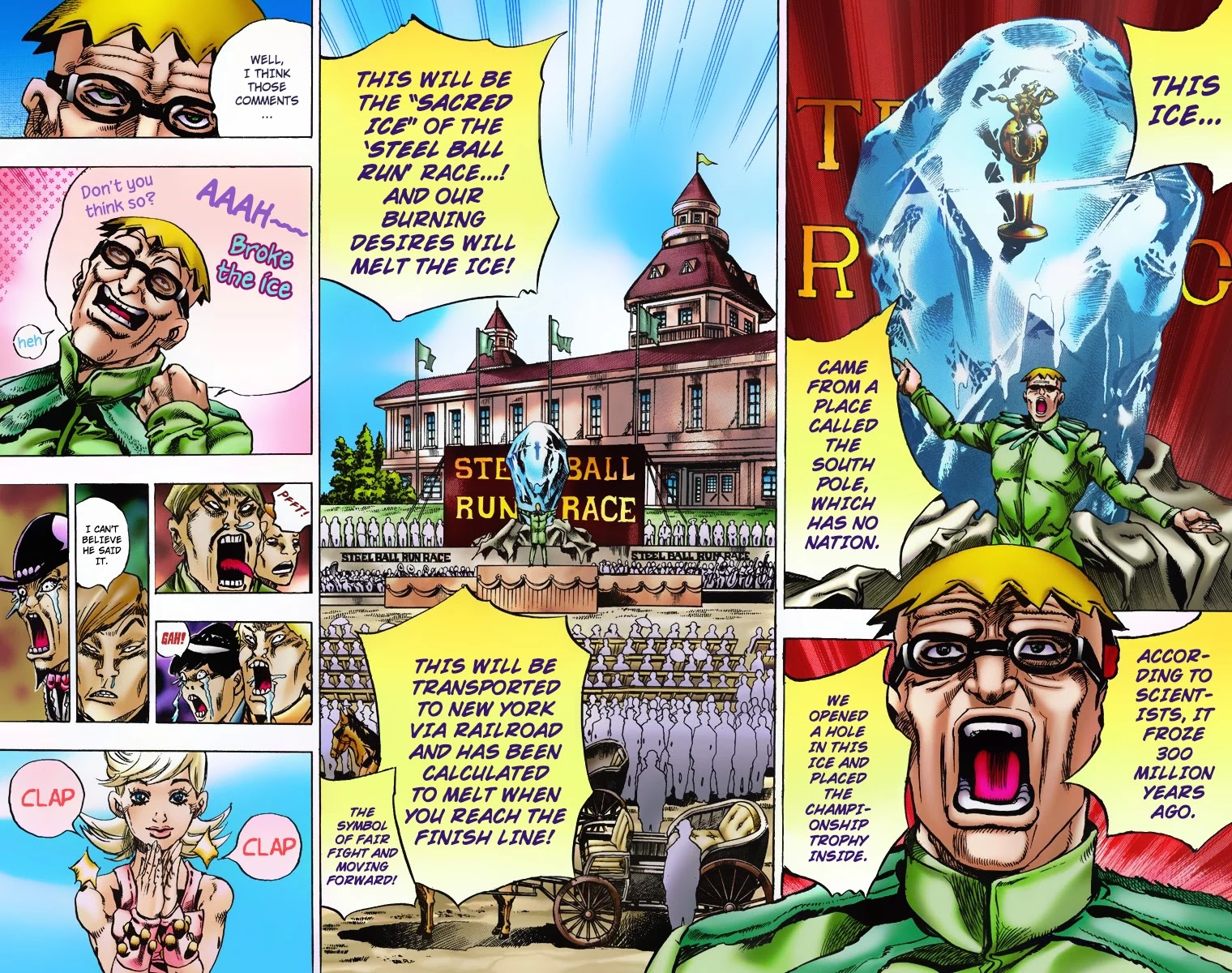 JoJo's Bizarre Adventure Part 7 - Steel Ball Run (Official Colored) chapter 4 page 19