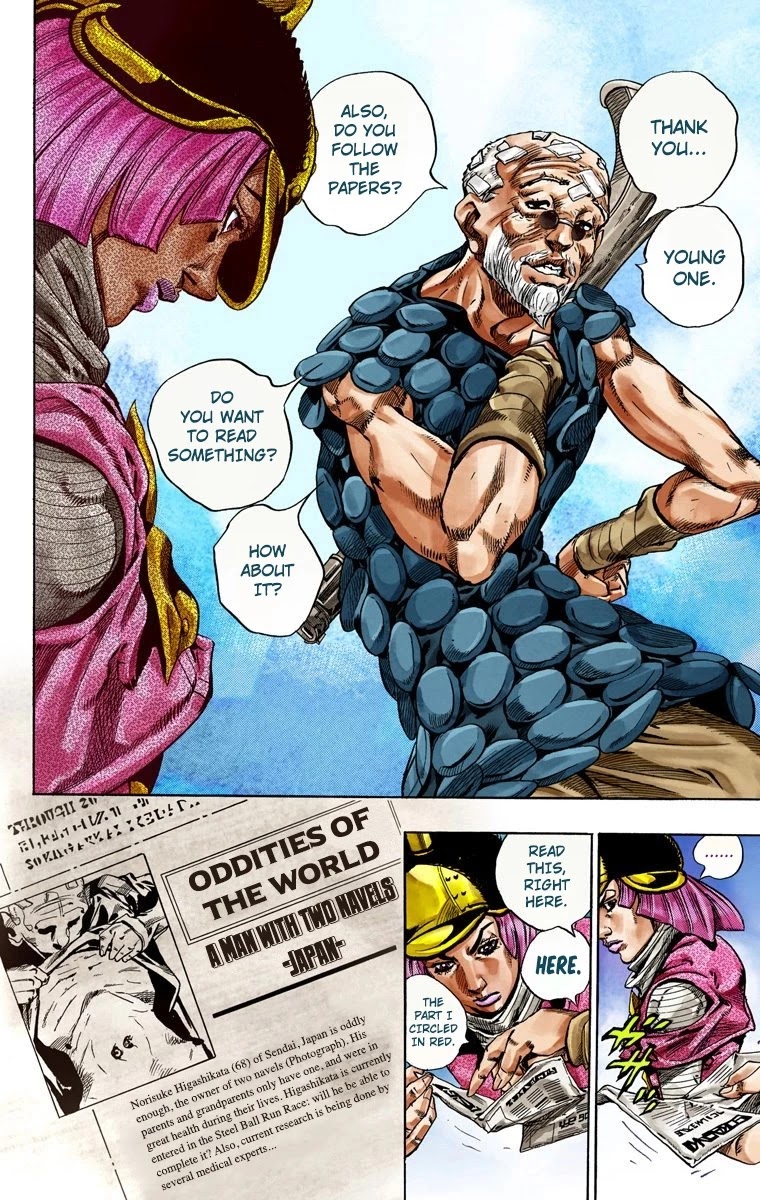 JoJo's Bizarre Adventure Part 7 - Steel Ball Run (Official Colored) chapter 40 page 11