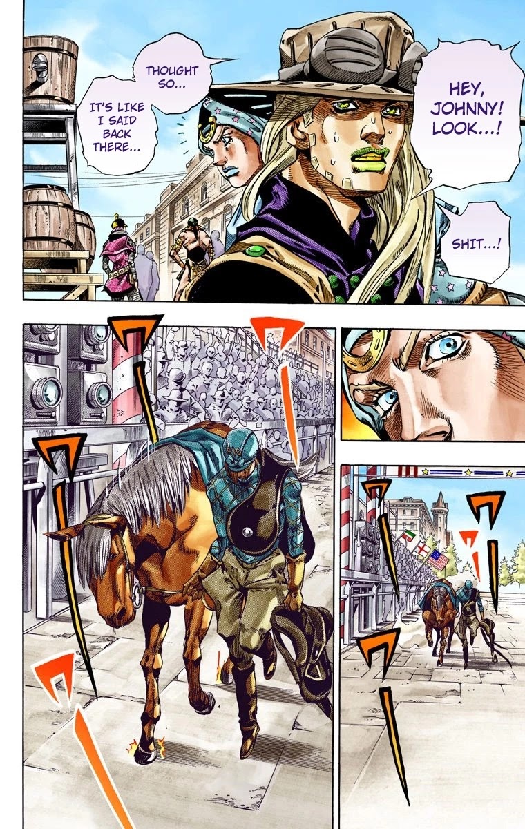 JoJo's Bizarre Adventure Part 7 - Steel Ball Run (Official Colored) chapter 40 page 13