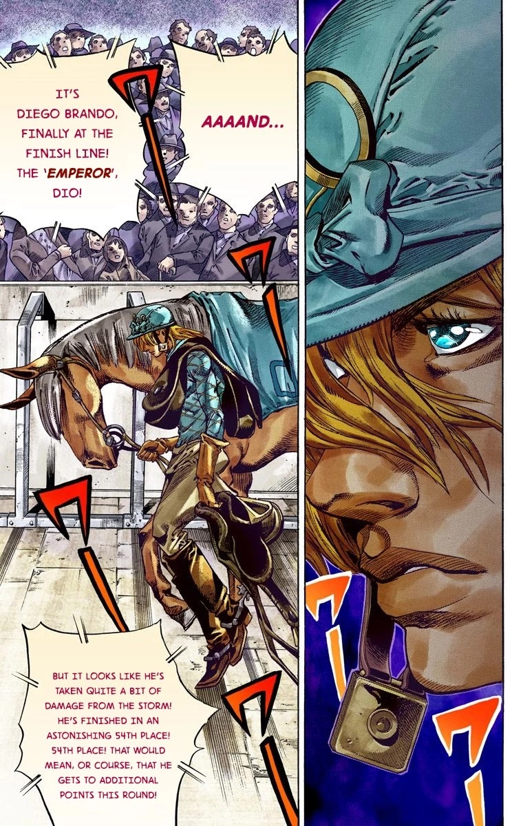 JoJo's Bizarre Adventure Part 7 - Steel Ball Run (Official Colored) chapter 40 page 14