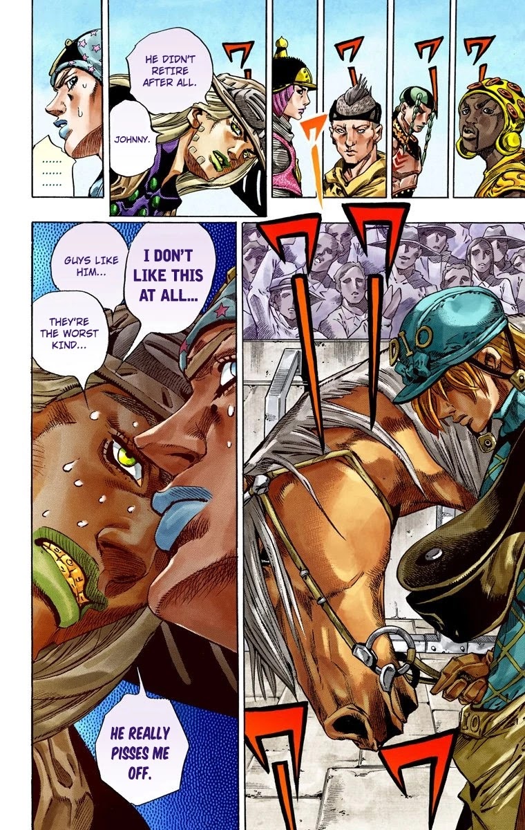 JoJo's Bizarre Adventure Part 7 - Steel Ball Run (Official Colored) chapter 40 page 15
