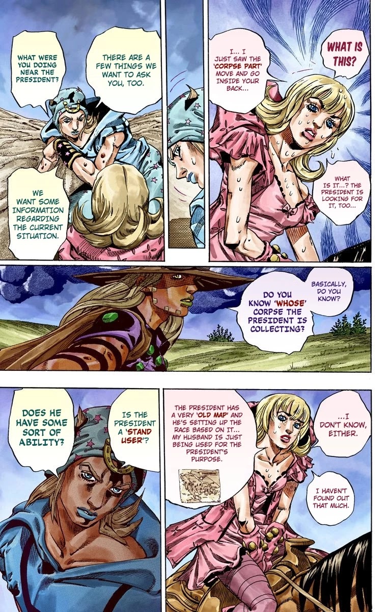 JoJo's Bizarre Adventure Part 7 - Steel Ball Run (Official Colored) chapter 40 page 21