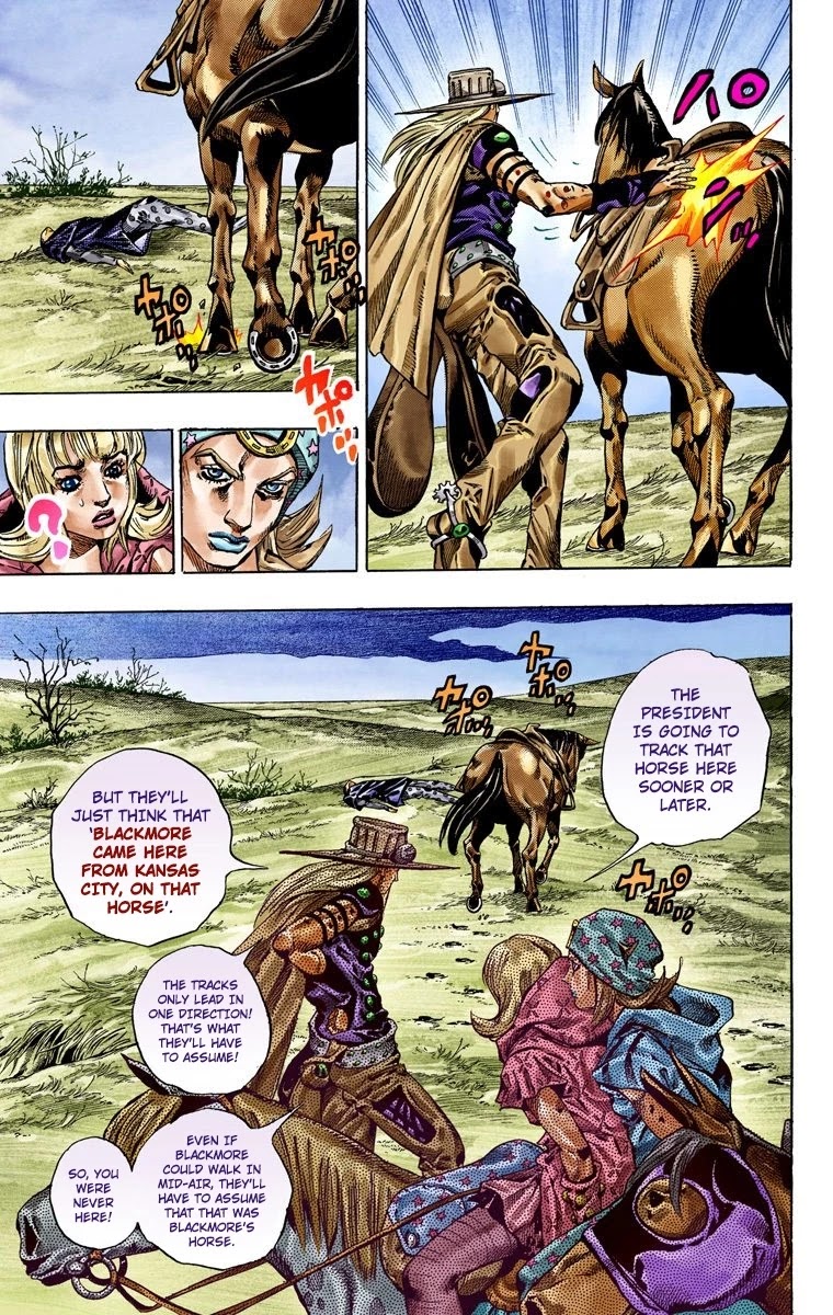 JoJo's Bizarre Adventure Part 7 - Steel Ball Run (Official Colored) chapter 40 page 25