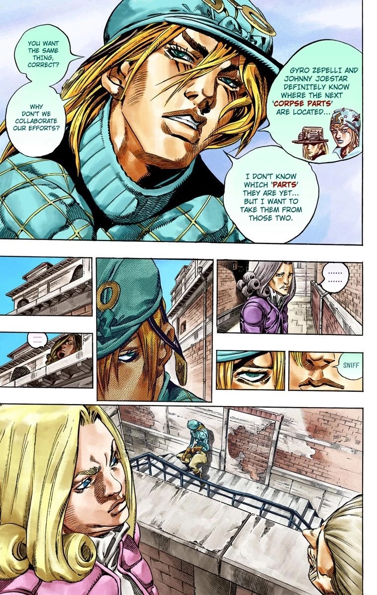 JoJo's Bizarre Adventure Part 7 - Steel Ball Run (Official Colored) chapter 40 page 37