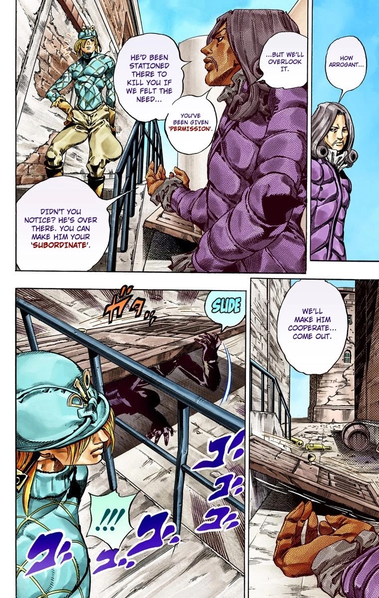 JoJo's Bizarre Adventure Part 7 - Steel Ball Run (Official Colored) chapter 40 page 46