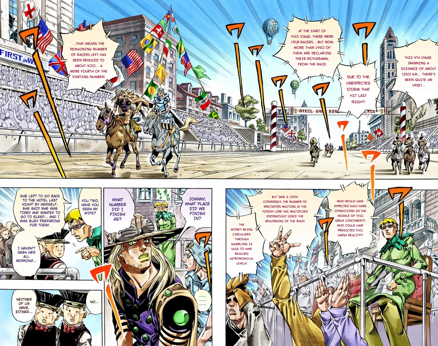 JoJo's Bizarre Adventure Part 7 - Steel Ball Run (Official Colored) chapter 40 page 5