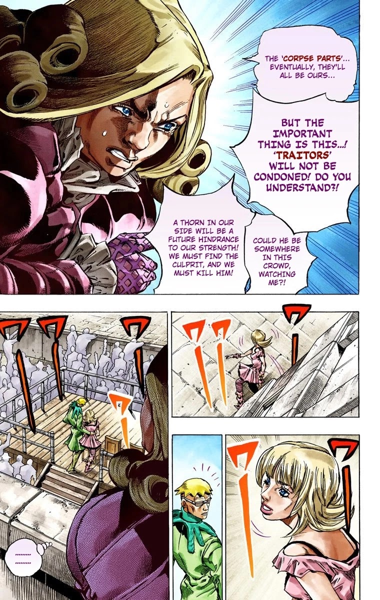 JoJo's Bizarre Adventure Part 7 - Steel Ball Run (Official Colored) chapter 40 page 7